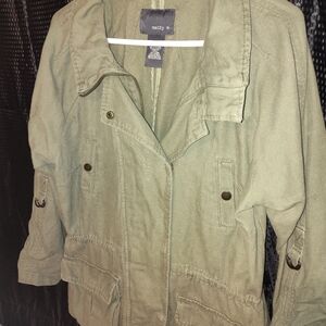 Matty M Women's Khaki Utility Jacket